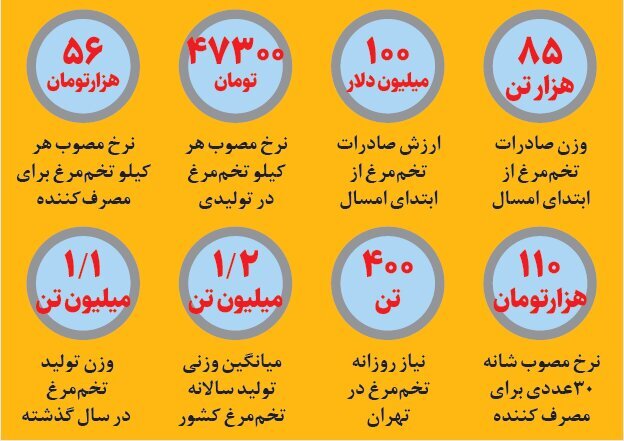 صف خرید تخم مرغ در میادین میوه و تره بار! / عرضه تخم مرغ کم شد؟