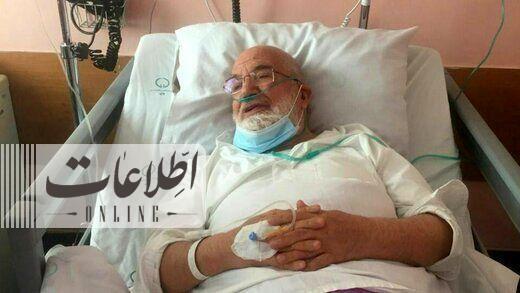 (تصویر) مهدی کروبی در بیمارستان بستری شد