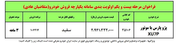 فوری؛ آغاز ثبت نام ایران خودرو مهر ۱۴۰۲ / پیش فروش پژو پارس، آریسان و تارا