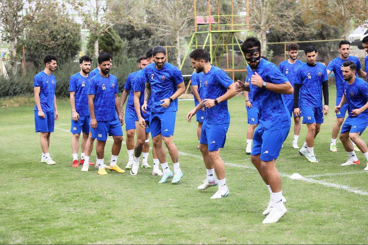 (عکس) بازگشت عبدی به تمرینات با شمایل جدید