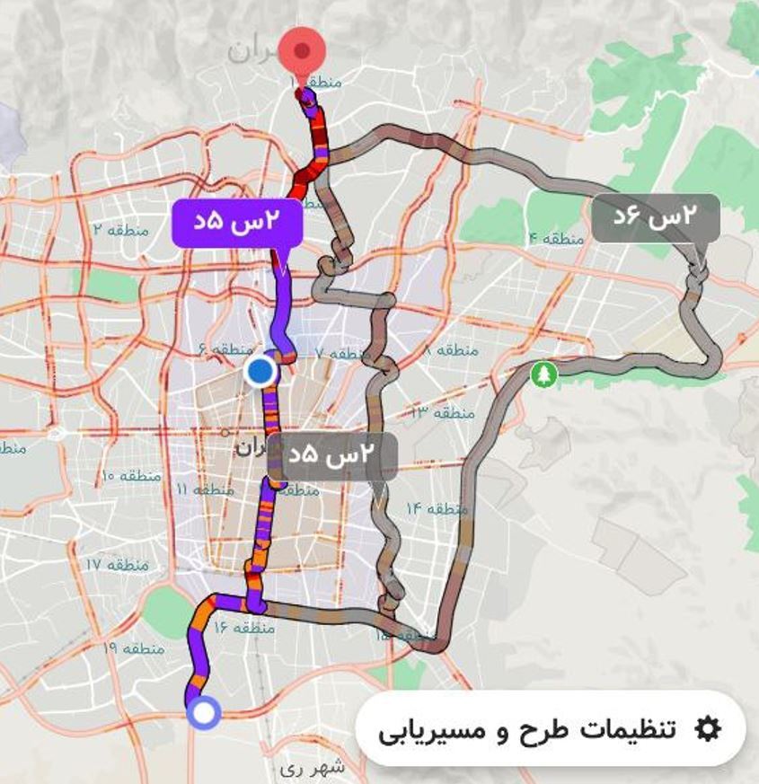 بلایی که اولین باران پاییزی بر سر ترافیک تهران آورد؛ تهران قم نزدیکتر از خانی‌آباد تجریش