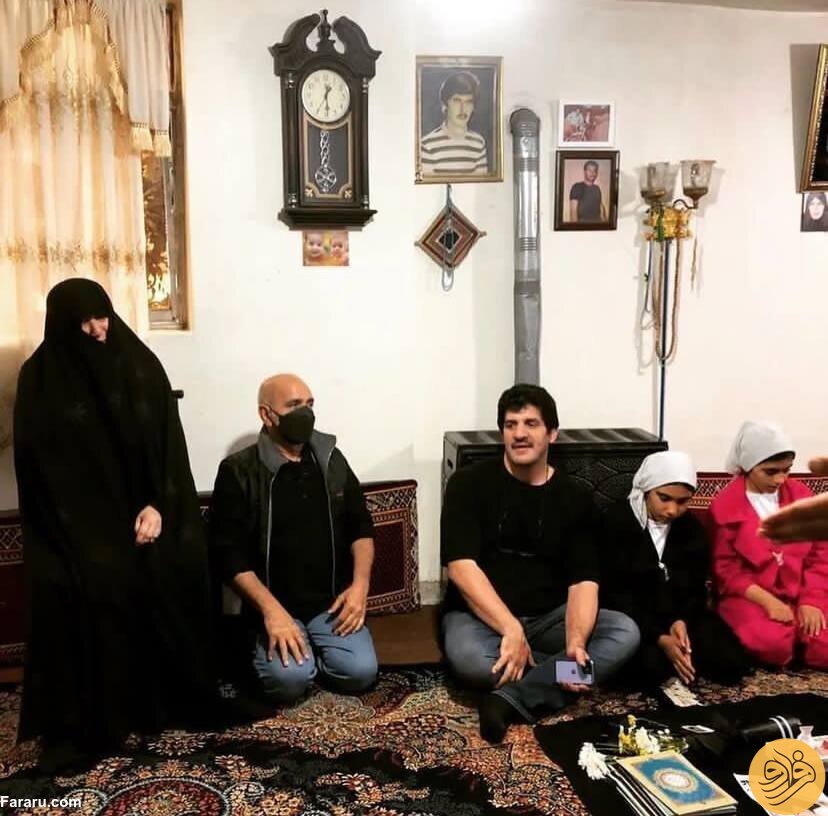 (عکس‌) کار قشنگ رسول خادم و پرویز پرستویی پس از حادثه لنگرود