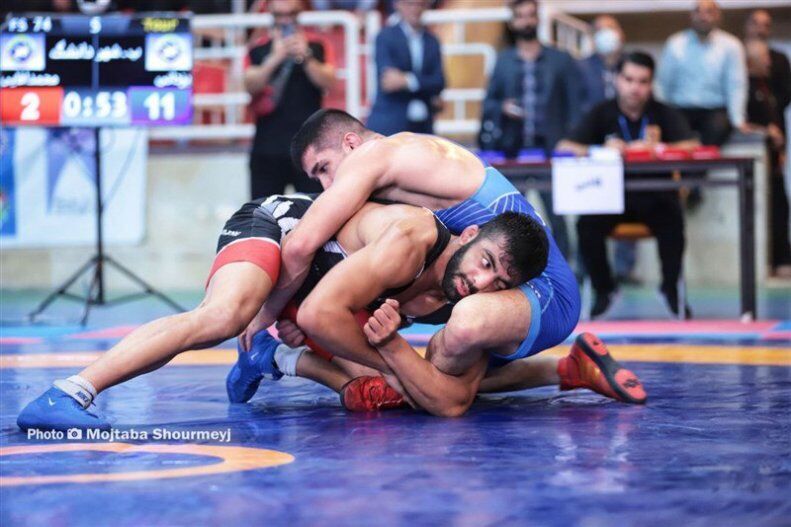 (عکس) کولاک پرقدرت یزدانی روی تشک کشتی