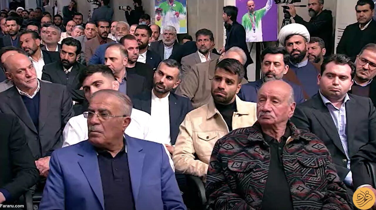 (عکس) حضور محمدحسین میثاقی در دیدار رهبرانقلاب با ورزشکاران