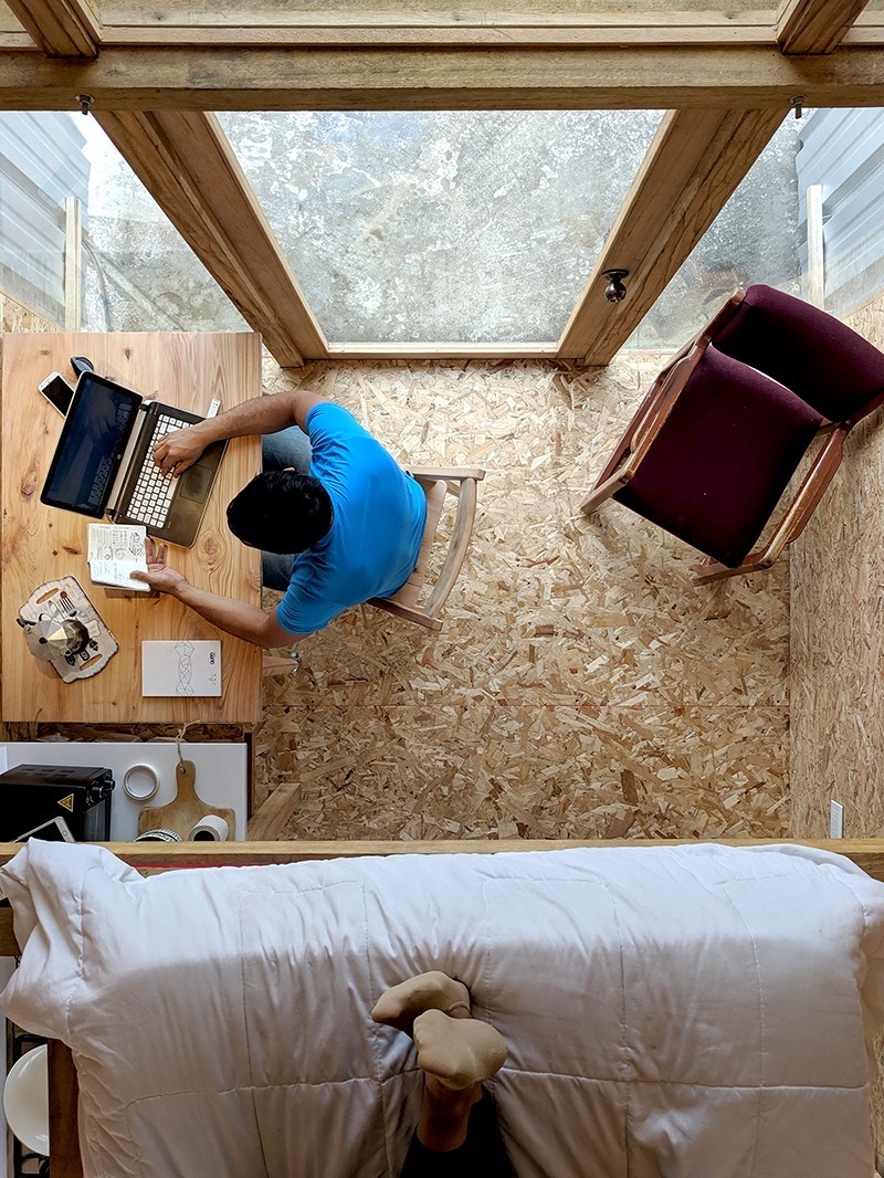 خانه انگلی ۱۲ متری/ روشی لوکس برای پشت بام خوابی!