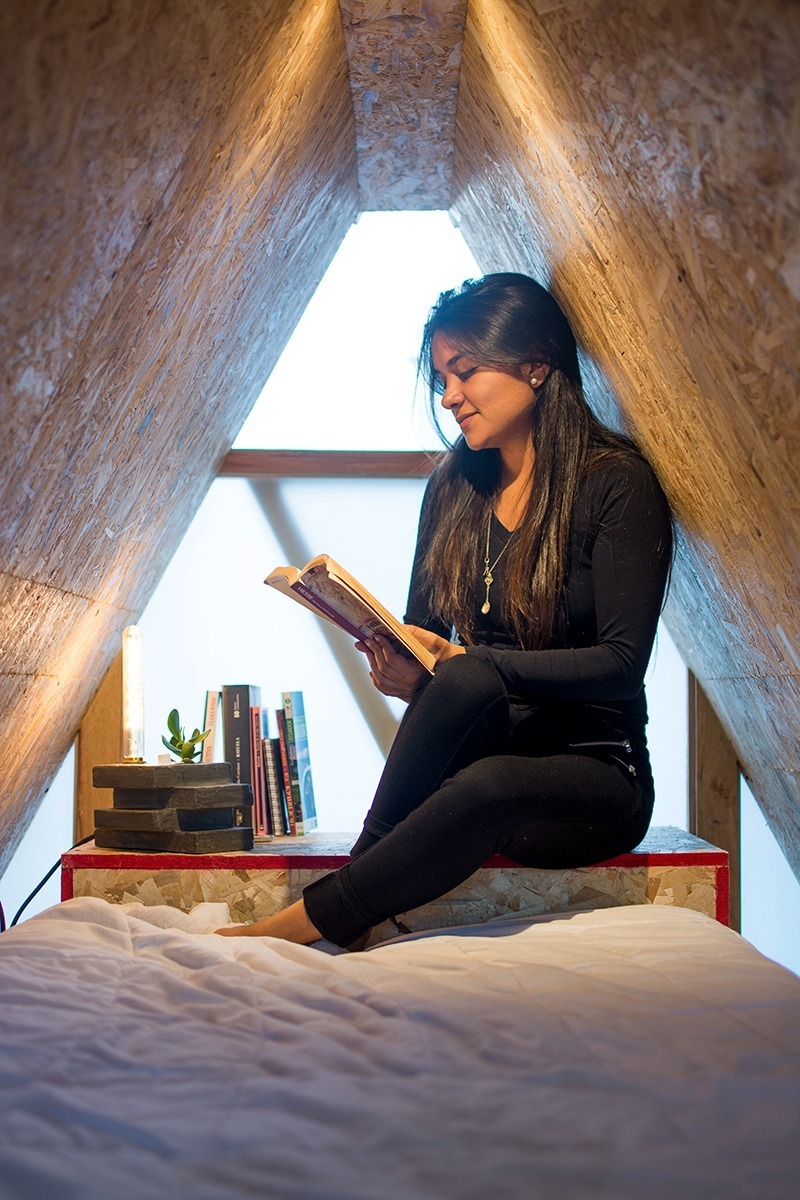 خانه انگلی ۱۲ متری/ روشی لوکس برای پشت بام خوابی!