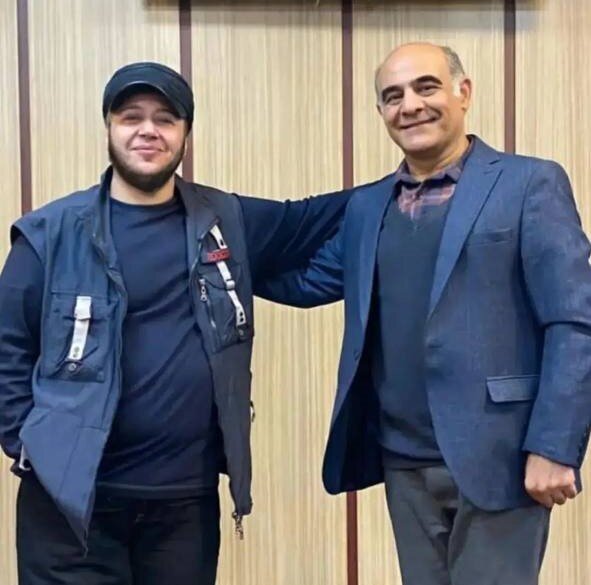 عکس دوستانه مازیار لرستانی و سیاوش چراغپور