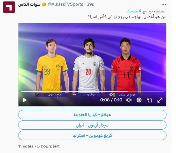 قلعه نویی به همراه ۳ بازیکن ایران نامزد بهترین‌های آسیا