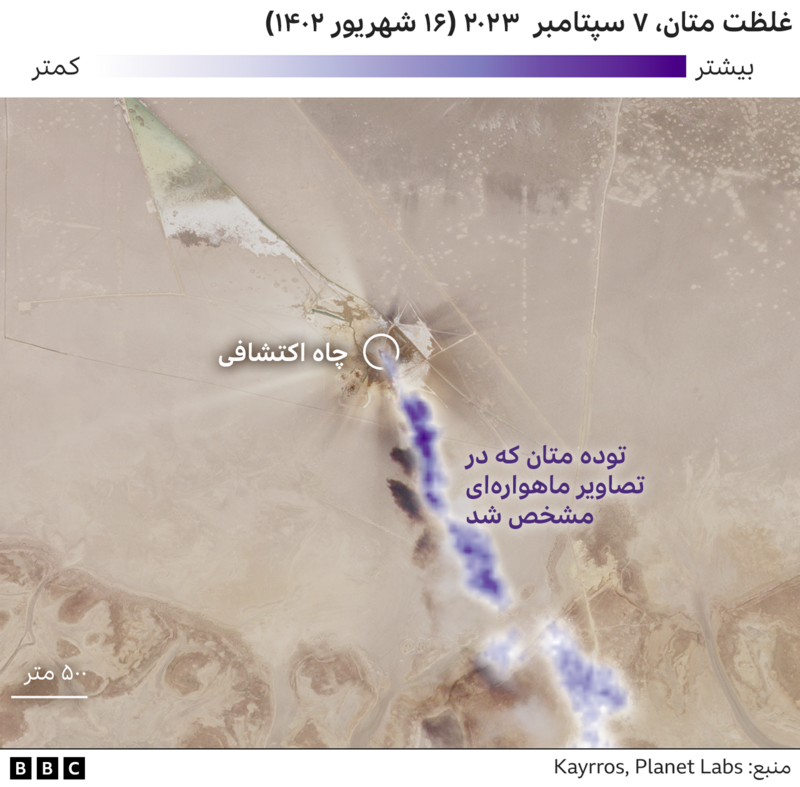 آتش‌سوزی در چاه گاز قزاقستان هزاران تن گاز متان در جو زمین پراکند