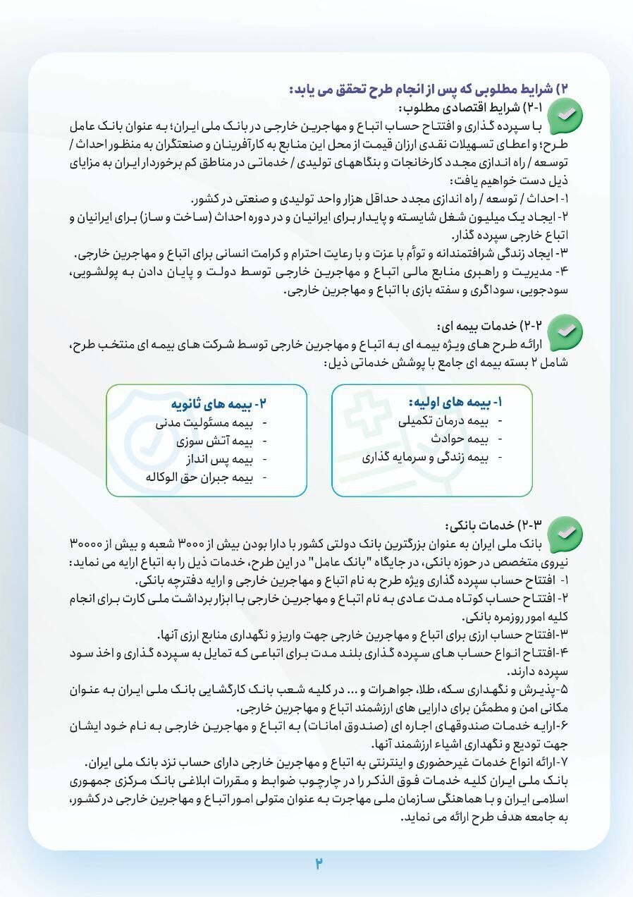 جزئیات «طرح سپرده گذاری اتباع و مهاجرین خارجی» در ایران