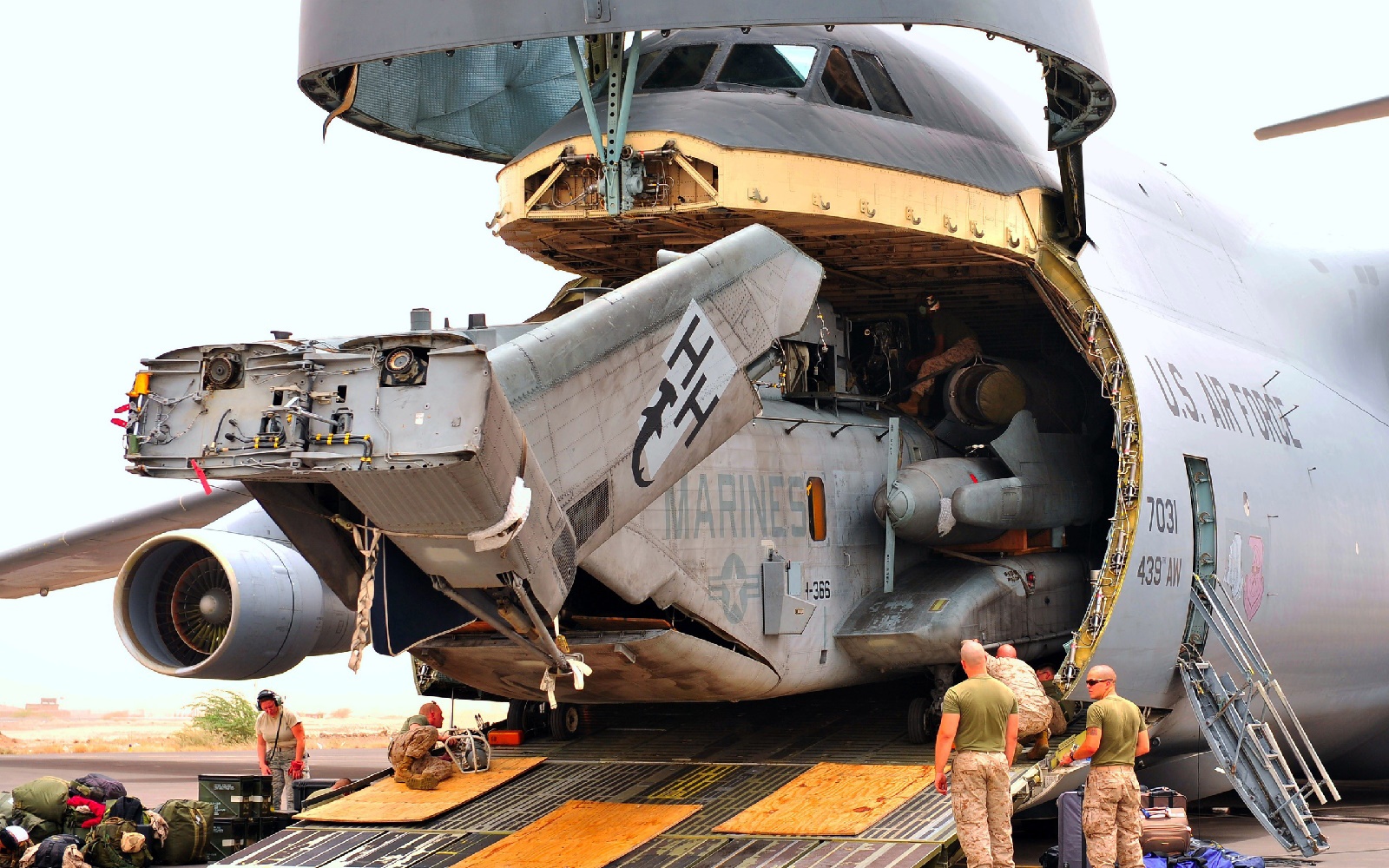 ۵ نکته جالب در مورد هواپیمای ترابری C-۵M Super Galaxy ساخت لاکهید