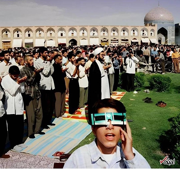 (تصاویر) سفر به ایران قدیم؛ خورشید گرفتگی، مهرجویی، بنی‌صدر و کافه تهران