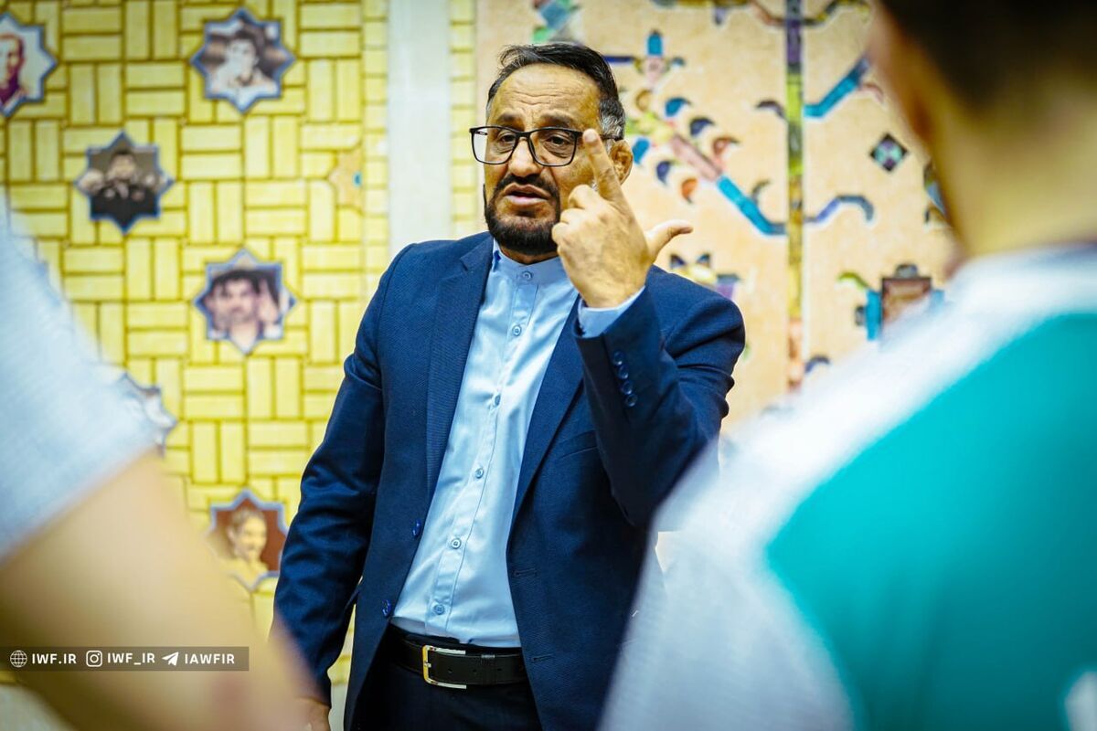 (عکس) احمد خطر در اردوی تیم ملی