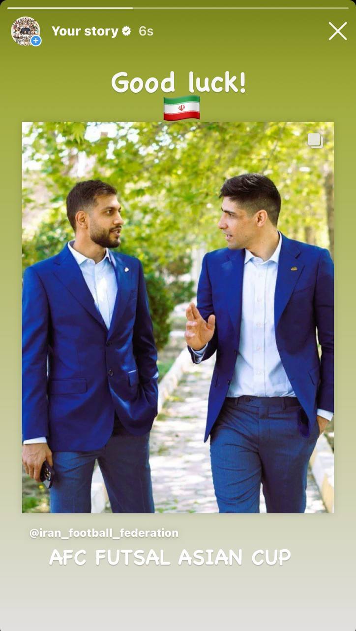 (عکس) تیم ملی فوتبال پشت تیم ملی فوتسال (عکس) تیم ملی فوتبال پشت تیم ملی فوتسال