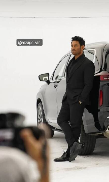 حضور محمدرضا گلزار در تبلیغات یک خودرو