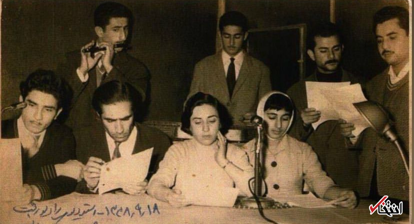 (عکس) ۶۵ سال قبل؛ استودیو رادیو رشت