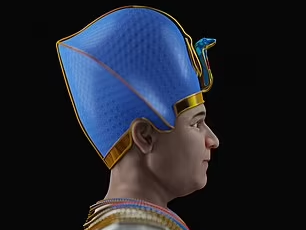 شبیه سازی چهره آمنهوتپ سوم «ثروتمندترین مرد جهان» پس از ۳،۴۰۰ سال