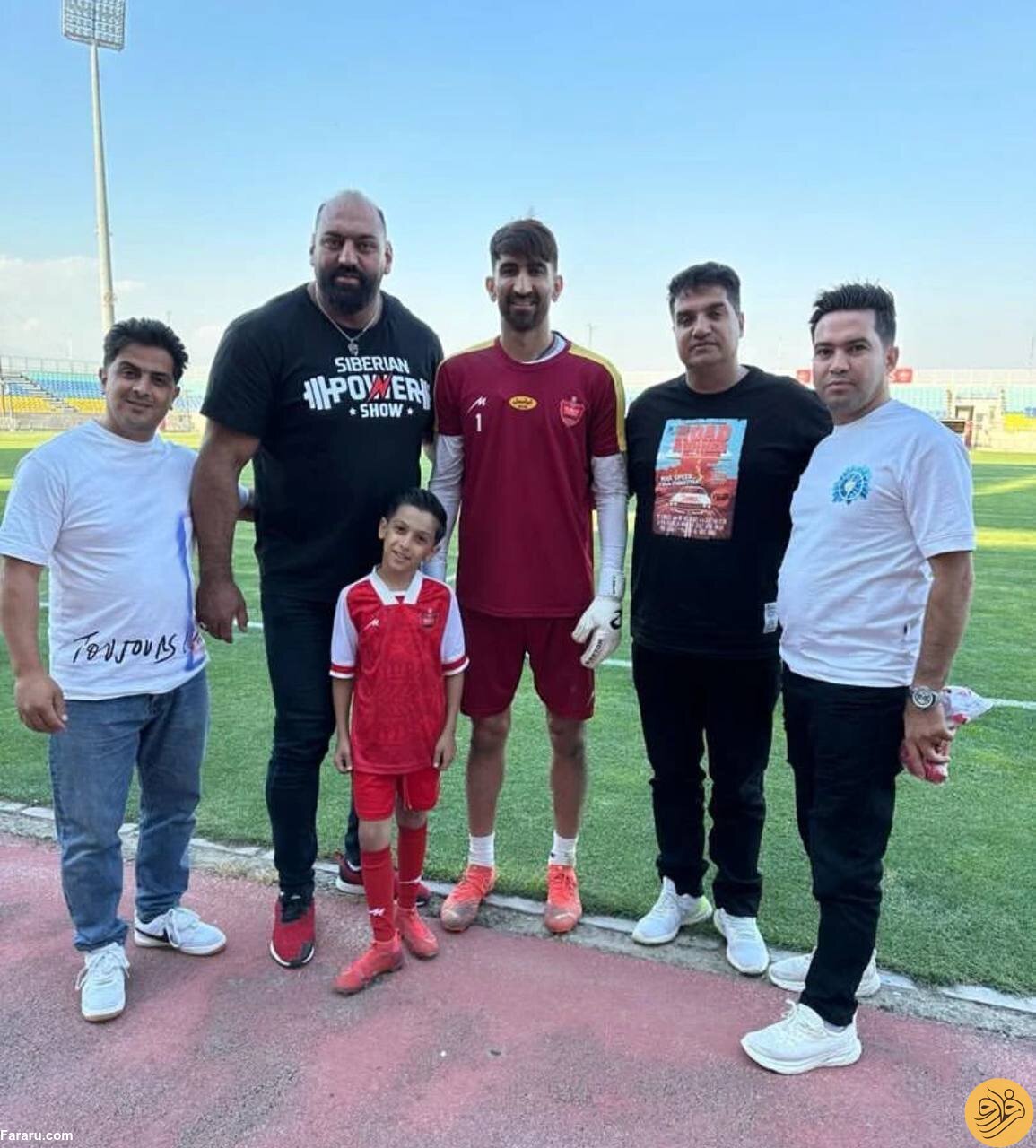 (عکس‌) ملاقات علیرضا بیرانوند با قوی‌ترین مرد ایران