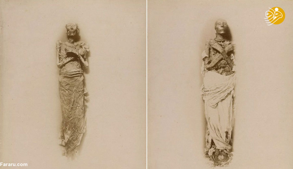 (از سمت چپ) مومیایی