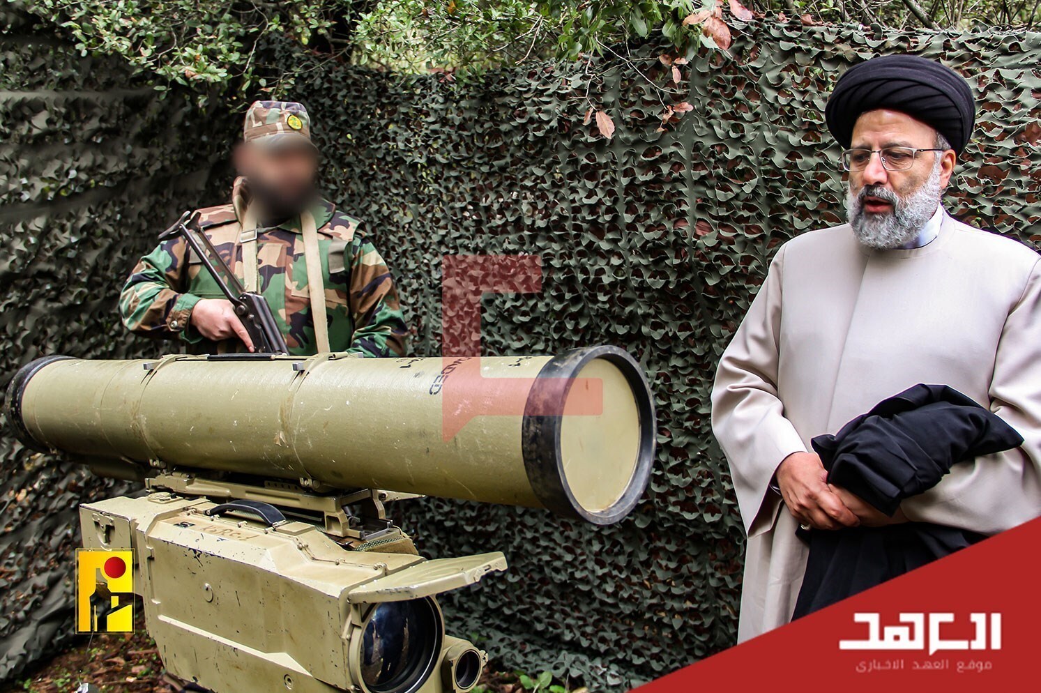 تصاویر بازدید شهید رئیسی از پایگاه حزب الله در جنوب لبنان