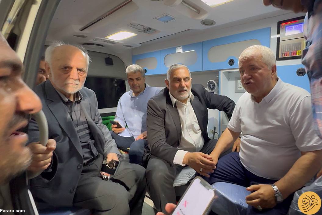 دیشب علی پروین را با آمبولانس از ورزشگاه بردند