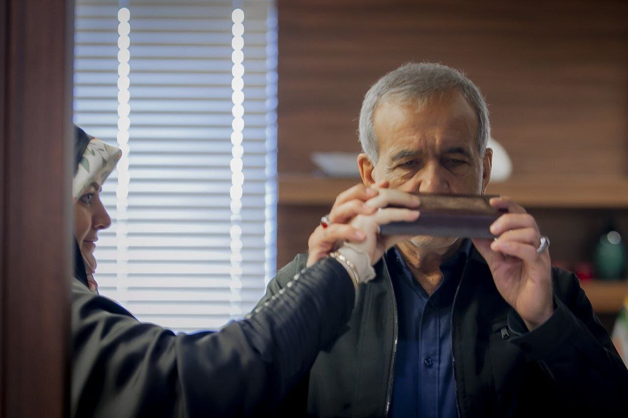 عکس پدر و دختری از مسعود پزشکیان و دخترش زهرا