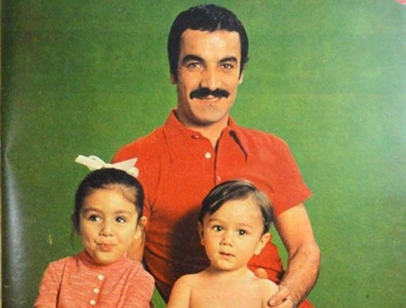 سام راد با این عکس از پدرش خداحافظی کرد