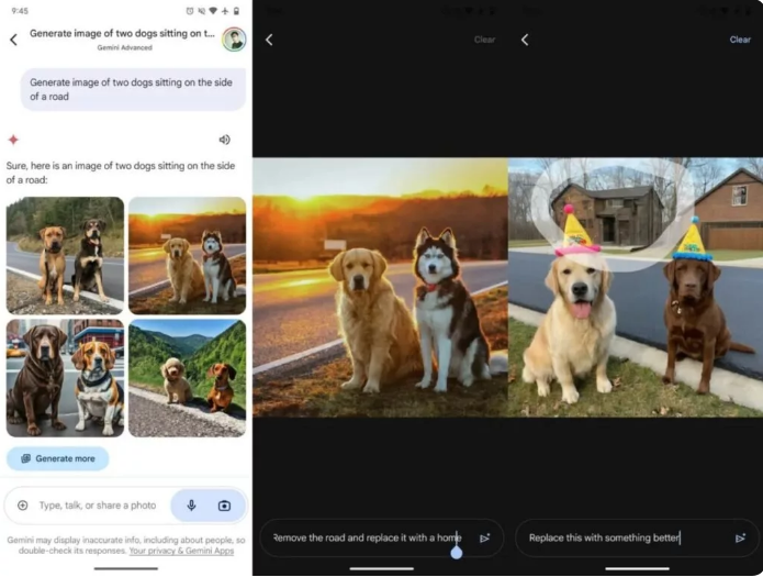 جمینای به‌زودی ویرایش تصاویر خلق‌شده با هوش مصنوعی را ممکن می‌کند
