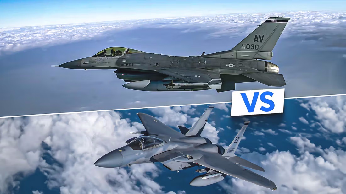 مقایسه جت‌های جنگنده F-۱۵ Eagle و F-۱۶ Fighting Falcon؛ عقاب یا شاهین؟ در حال تکمیل