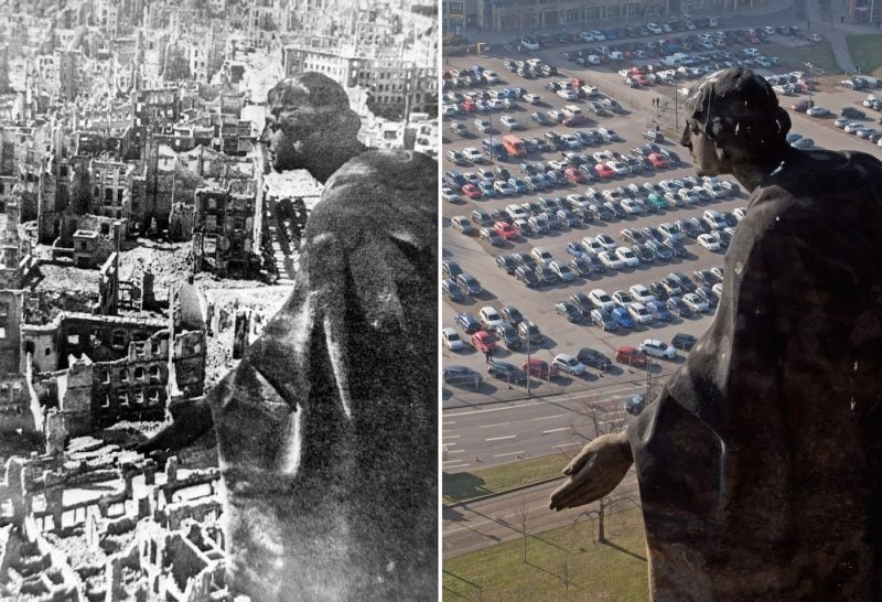 (تصاویر) روزی که بمب افکن‌ها،«درسدن» آلمان را محو کردند