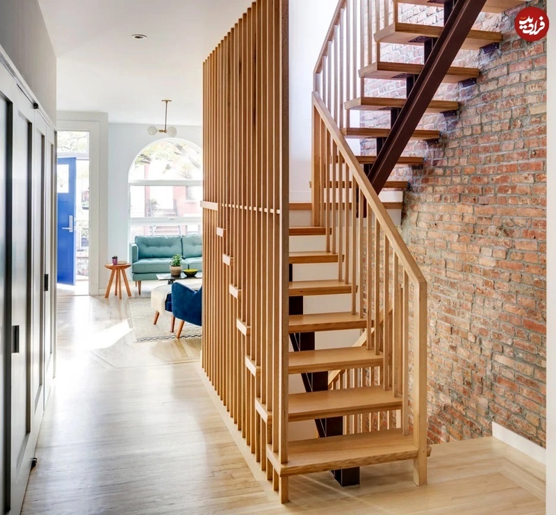 (تصاویر) معماری مدرن یک خانۀ باریک آمریکایی با عرض ۳.۶۵ متر