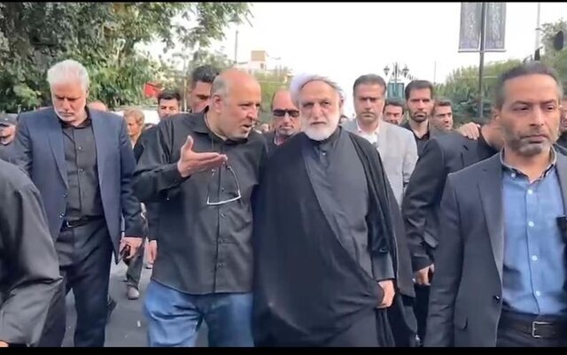 حضور اژه‌ای، رییس قوه قضاییه در مراسم راهپیمایی اربعین حسینی