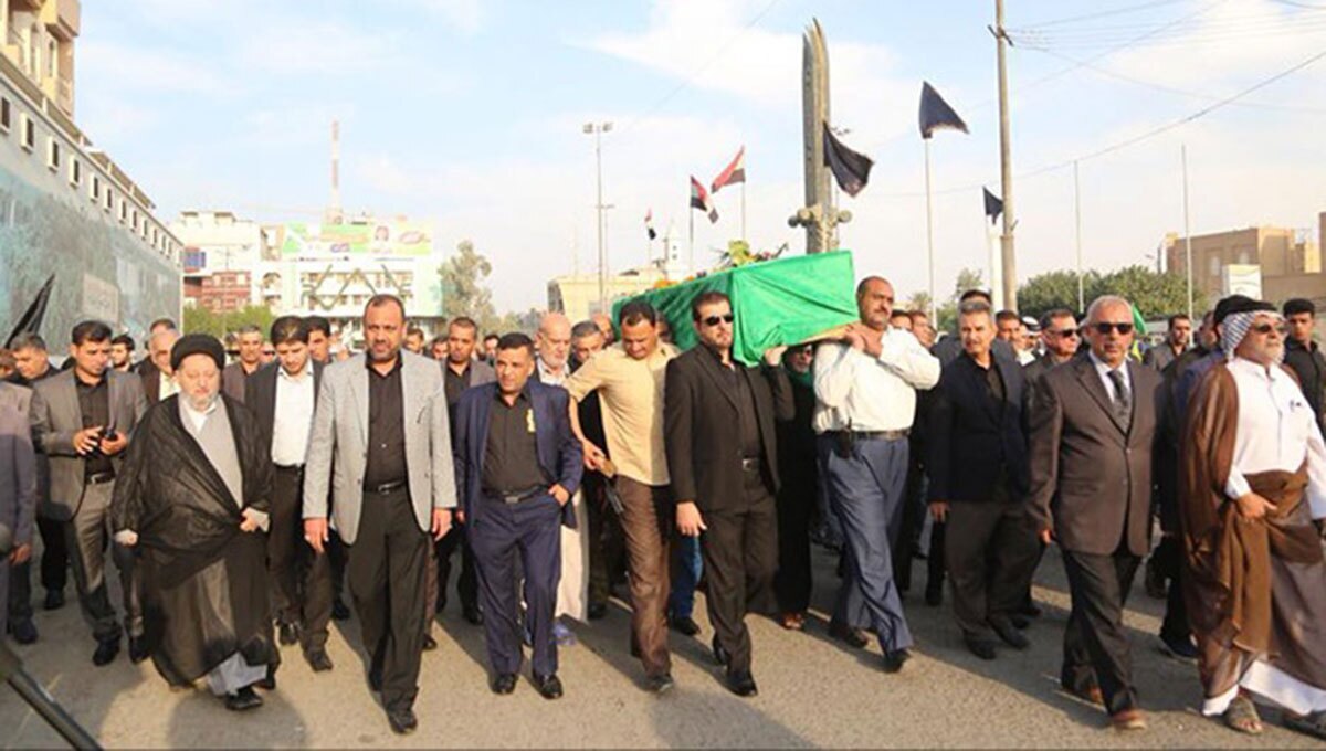 (ویدئو) تدفین یک زن فرانسوی درمسیر زائران اربعین