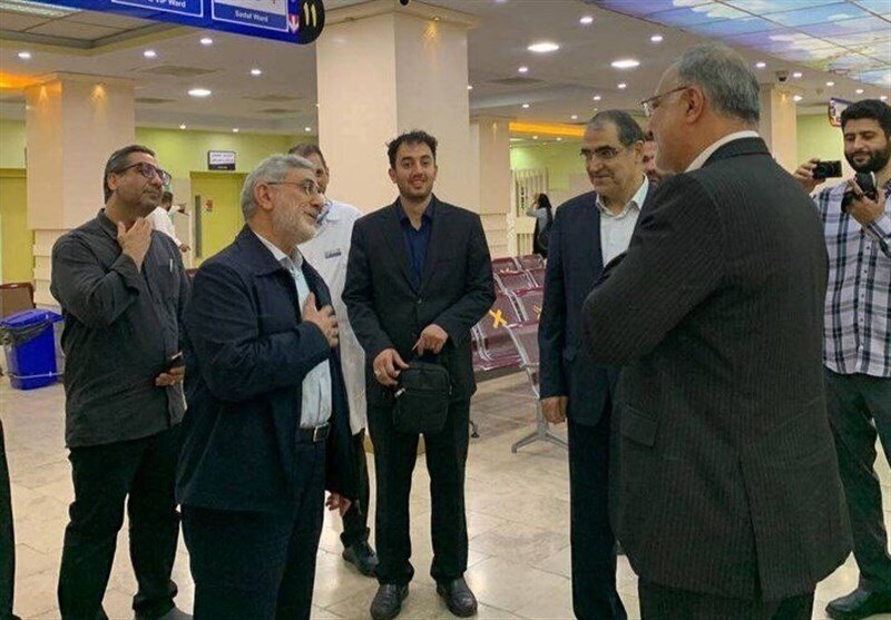 تصویر سردار قاآنی درحال عیادت از مجروحان حمله پیجری در لبنان