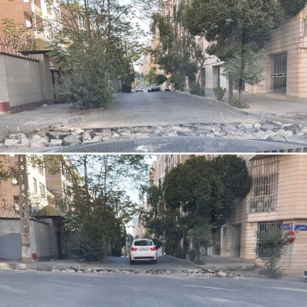 «خندق» در کوچه‌های تهران/ پیمانکاران شهر چه می‌کنند؟