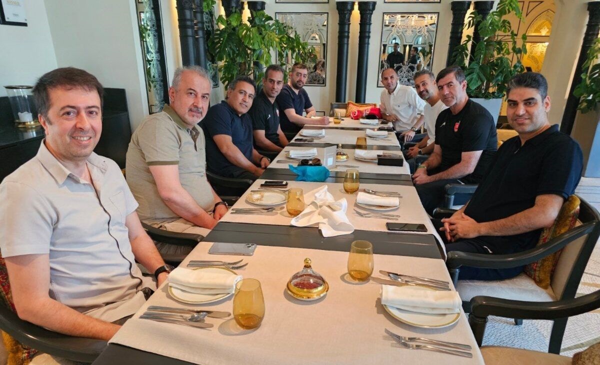 (عکس) مهدی مهدوی‌کیا در اردوی پرسپولیسی‌ها