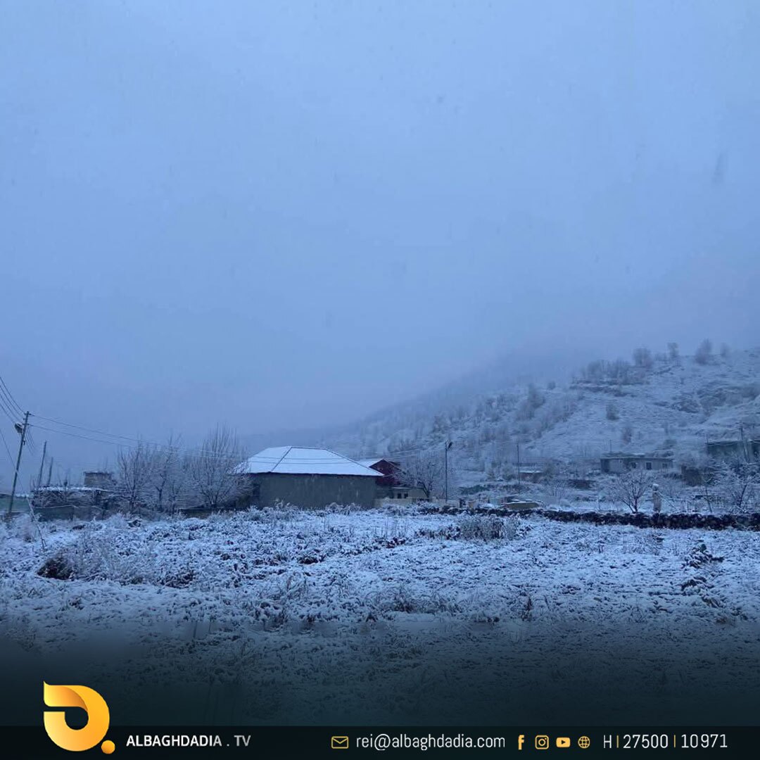 (ویدئو) برف شمال عراق را سفیدپوش کرد