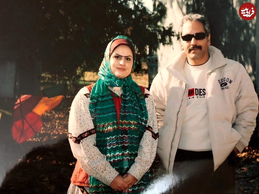 «مهران مدیری و نگار پیل آرام» در پشت صحنه سریال شب‌های برره؛ سال ۸۴
