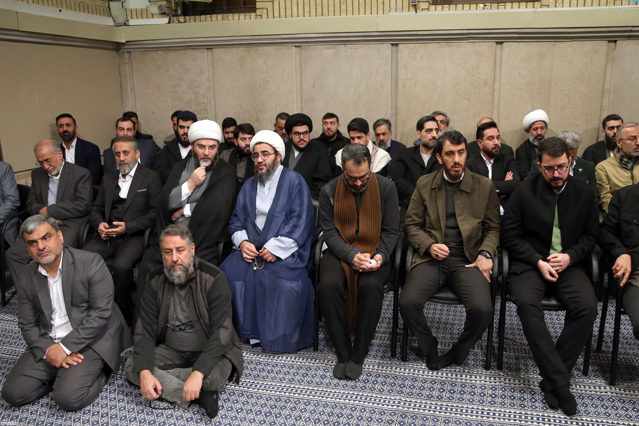 (عکس) حضور فرزند شهید سیدحسن نصرالله در دیدار امروز رهبر انقلاب