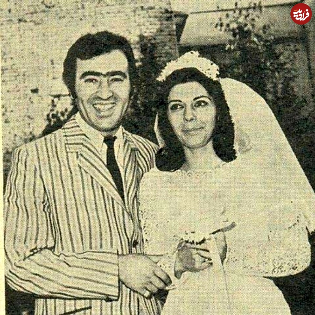 (عکس) مراسم عروسی «ثریا قاسمی و رحیم برفراز»؛ سال 49