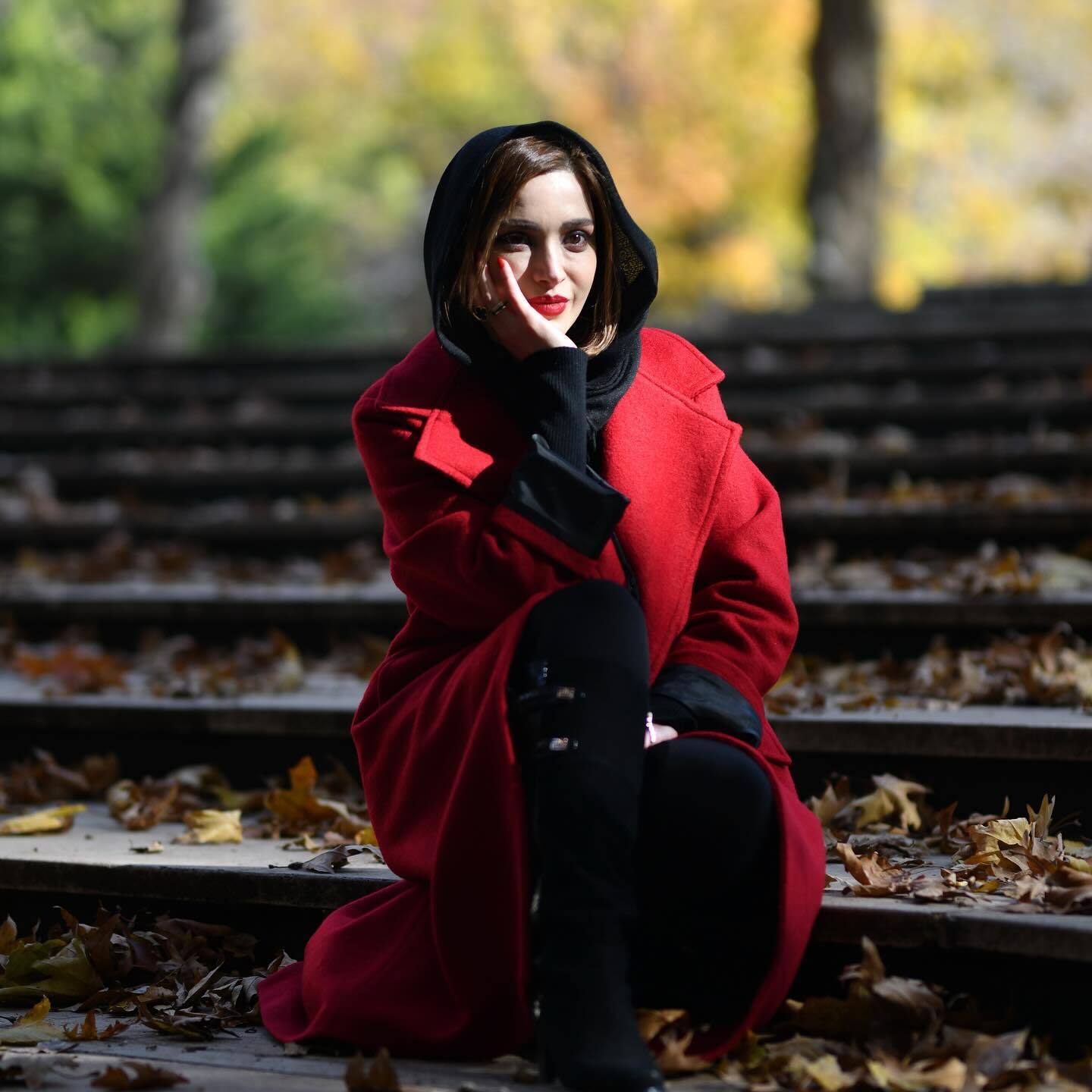 (تصویر) استایل زمستانی بهنوش طباطبایی جلب‌توجه کرد