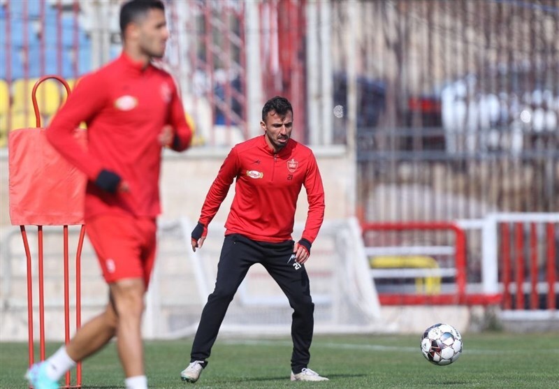 (عکس) حضور سعید صادقی و ژوائو در تمرین پرسپولیس